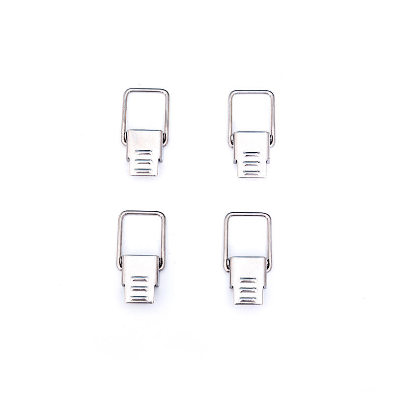 XT-L1055 minimalismo clásico, piezas pequeñas de acero inoxidable, sujetadores pequeños, abrazadera de palanca tipo pestillo